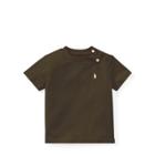 Ralph Lauren Cotton Jersey Crewneck T-shirt Company Olive 3m
