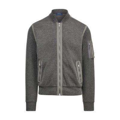 Ralph Lauren Cotton-blend Bomber Jacket Penton Grey 2x Big