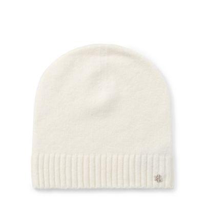 Ralph Lauren Lrl Monogram Beanie Bone