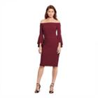 Ralph Lauren Jersey Off-the-shoulder Dress Red