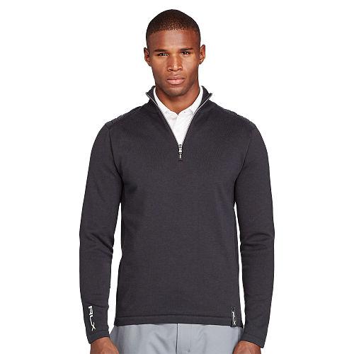 Ralph Lauren Rlx Golf Lined Cotton-blend Pullover Gina Grey