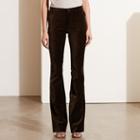 Ralph Lauren Lauren Flared Velvet Pant Brown