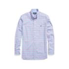 Ralph Lauren Classic Fit Plaid Poplin Shirt Blue/pink