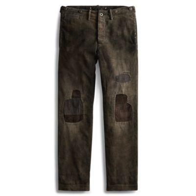 Ralph Lauren Slim Straight Corduroy Pant Grey Knight