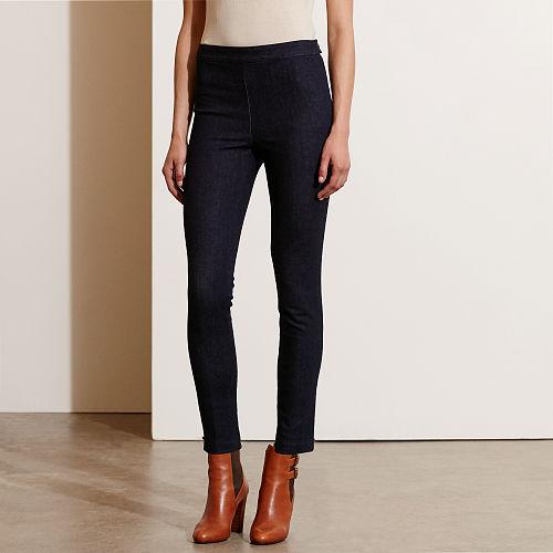 Ralph Lauren Lauren Straight-leg Denim Pant Bond Street Wash