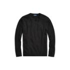 Ralph Lauren Wool Pullover Sweater Polo Black