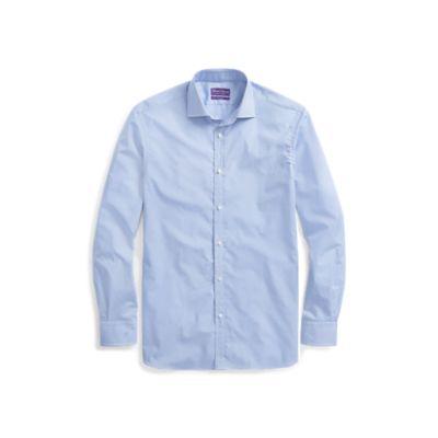 Ralph Lauren Gingham Shirt Sky Blue And White