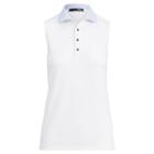 Ralph Lauren Stretch Sleeveless Polo Shirt White