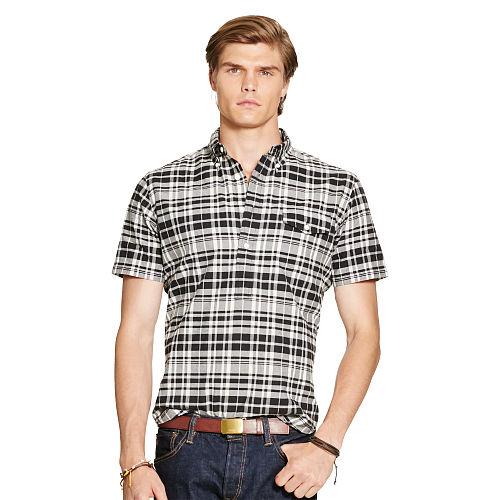 Polo Ralph Lauren Hampton Madras Shirt Charcoal/antique White
