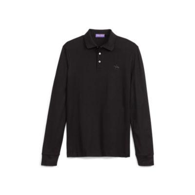 Ralph Lauren Custom Slim Long-sleeve Polo Classic Black