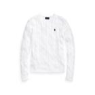 Ralph Lauren Cable-knit Crewneck Sweater White