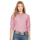 Polo Ralph Lauren Custom-fit Cotton Oxford Shirt Raspberry