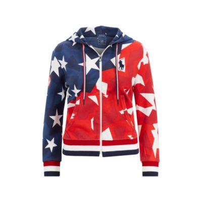 Ralph Lauren Team Usa Tech Fleece Hoodie Star Camo Print