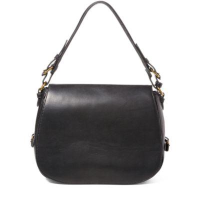 Ralph Lauren Medium Sullivan Saddle Bag Black