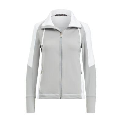 Ralph Lauren Color-blocked Stretch Jacket Soft Grey/pure White
