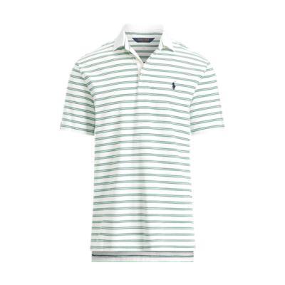 Ralph Lauren Active Fit Performance Polo White/green/french Navy