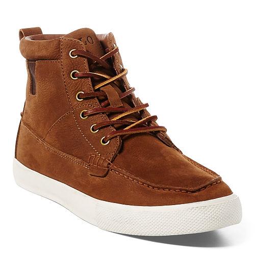 Polo Ralph Lauren Tavis Suede High-top Sneaker New Snuff