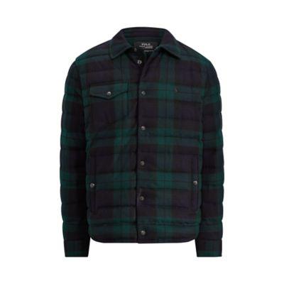 Ralph Lauren Tartan Flannel Down Jacket Blackwatch
