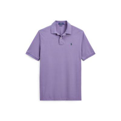 Ralph Lauren Classic Fit Mesh Polo Shirt Seville Purple
