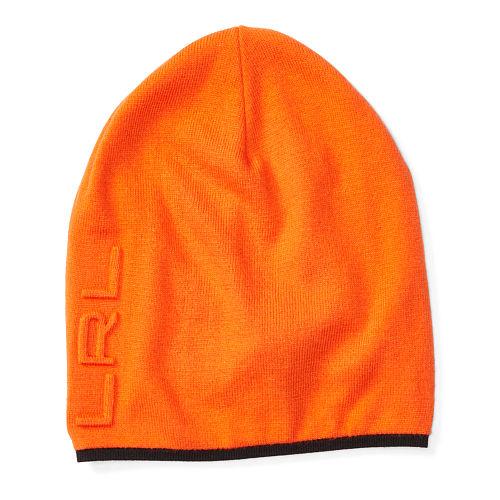Ralph Lauren Lauren Active Slouchy Wool-blend Hat Orange/black