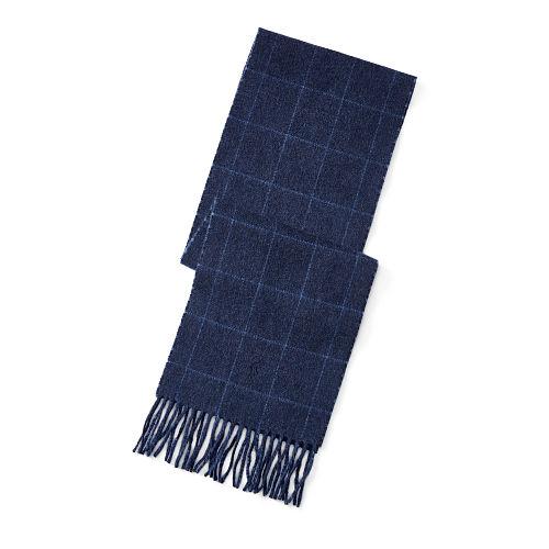 Polo Ralph Lauren Reversible Wool-blend Scarf Dark Granite Heather