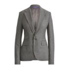 Ralph Lauren Parker Chalk-stripe Jacket Medium Grey Melange