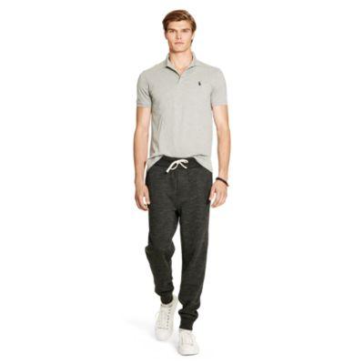 Ralph Lauren Cotton-blend-fleece Pant Black Marl Heather