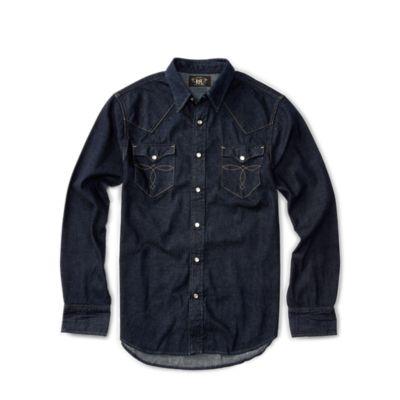 Ralph Lauren Slim Fit Denim Western Shirt Rinse Wash