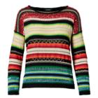 Ralph Lauren Lauren Striped Cotton-linen Sweater