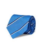 Ralph Lauren Striped Silk Repp Tie Blue/navy