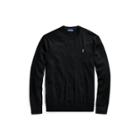 Ralph Lauren Washable Merino Wool Sweater Polo Black
