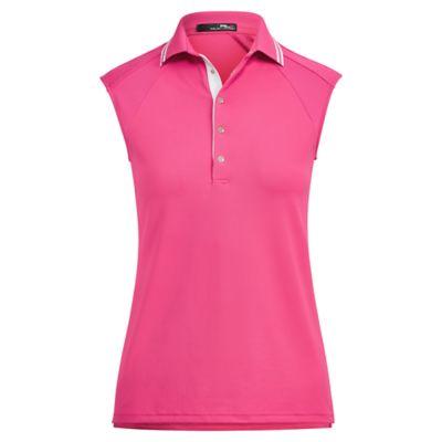 Ralph Lauren Tailored Fit Tech Mesh Polo Red Raspberry