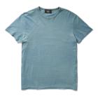 Ralph Lauren Rrl Indigo Cotton Jersey T-shirt Washed Blue Indigo