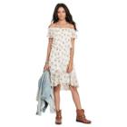 Ralph Lauren Gauze Off-the-shoulder Dress Euclid Floral