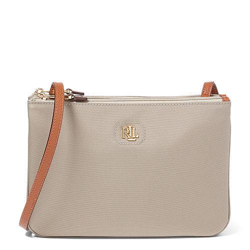 Ralph Lauren Lauren Medium Tara Cross-body Bag New Khaki