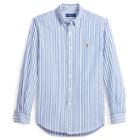 Polo Ralph Lauren Standard Fit Cotton Shirt White/blue
