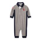 Ralph Lauren Cotton Jersey Rugby Coverall Battalion Heather 3m