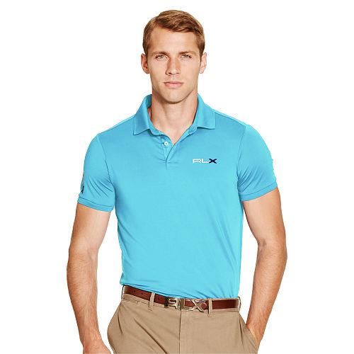 Ralph Lauren Rlx Golf Custom-fit Performance Polo Sea Cruise