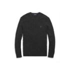 Ralph Lauren Cable Merino-cashmere Sweater Dark Granite Heather