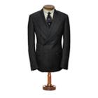 Ralph Lauren Rrl Birdseye Wool Suit Jacket Dark Charcoal