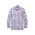 Ralph Lauren Classic Fit Plaid Cotton Shirt Pearl/ruby Multi 4x Big