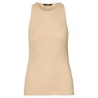 Ralph Lauren Slim Stretch Cotton Tank Pale Wheat