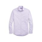 Ralph Lauren Cotton Dobby Dress Shirt Purple And White