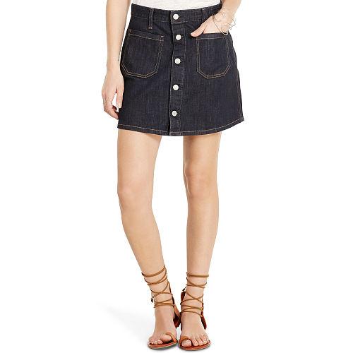 Ralph Lauren Denim & Supply D & S Tilden Button-front Skirt Carstens