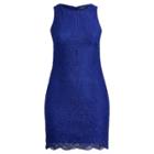 Ralph Lauren Lace Sleeveless Dress Cannes Blue