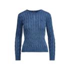 Ralph Lauren Cable-knit Cotton Sweater Indigo