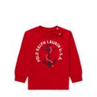 Ralph Lauren Cotton Jersey Graphic T-shirt Rl 2000 Red 9m