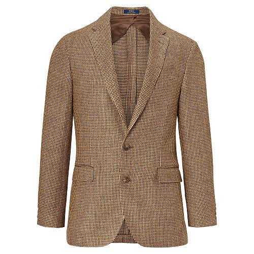 Polo Ralph Lauren Morgan Linen-silk Sport Coat Brown And Tan
