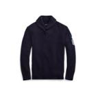 Ralph Lauren Wool Shawl-collar Sweater Navy
