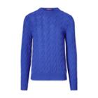 Ralph Lauren Cable-knit Cashmere Sweater Classic Copen Blue